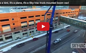 It's a bird, it's a plane, it's a Sky-Vac truck-mounted boom vac!