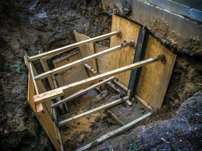 Poor Shoring Offers Little Protection from Cave-Ins