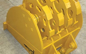 Compacting - Felco Industries Mini-Excavator Roller Compaction Bucket