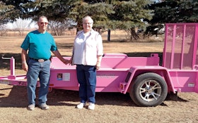 Couple Gets Pink Trailer from Felling