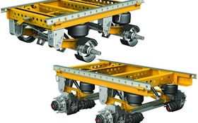 Holland air suspension, slider axle trailers