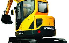 Hyundai compact radius excavator