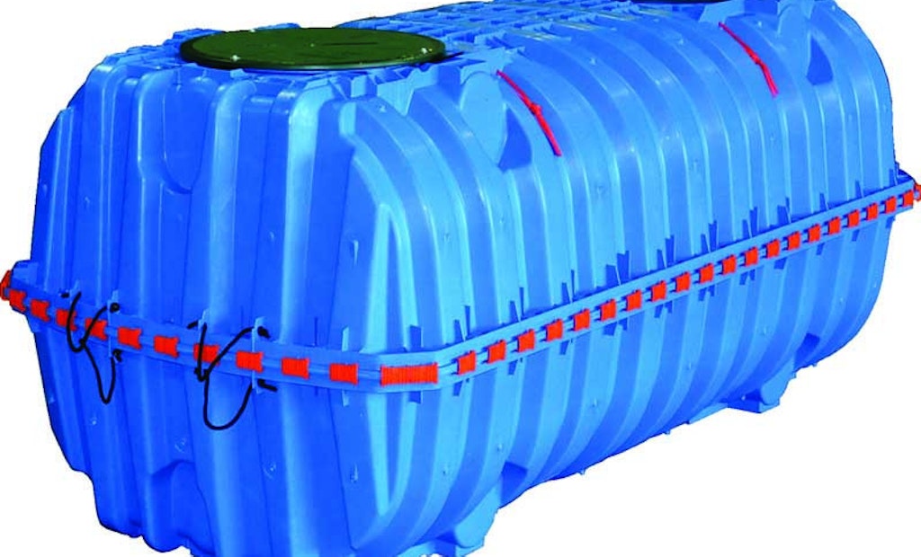 Infiltrator potable water tank