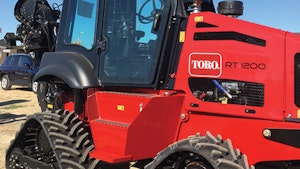 Tracked Trencher - Toro RT1200 riding trencher cab assembly