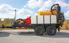 Vac-Tron’s CV Series hydroexcavator trailer vac