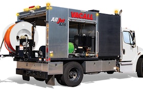 Vacall AllJet truck-mounted jetter
