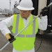 Vactor emergency-stop wrist strap for excavators